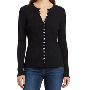 Zara Charcoal Knit Cardigan